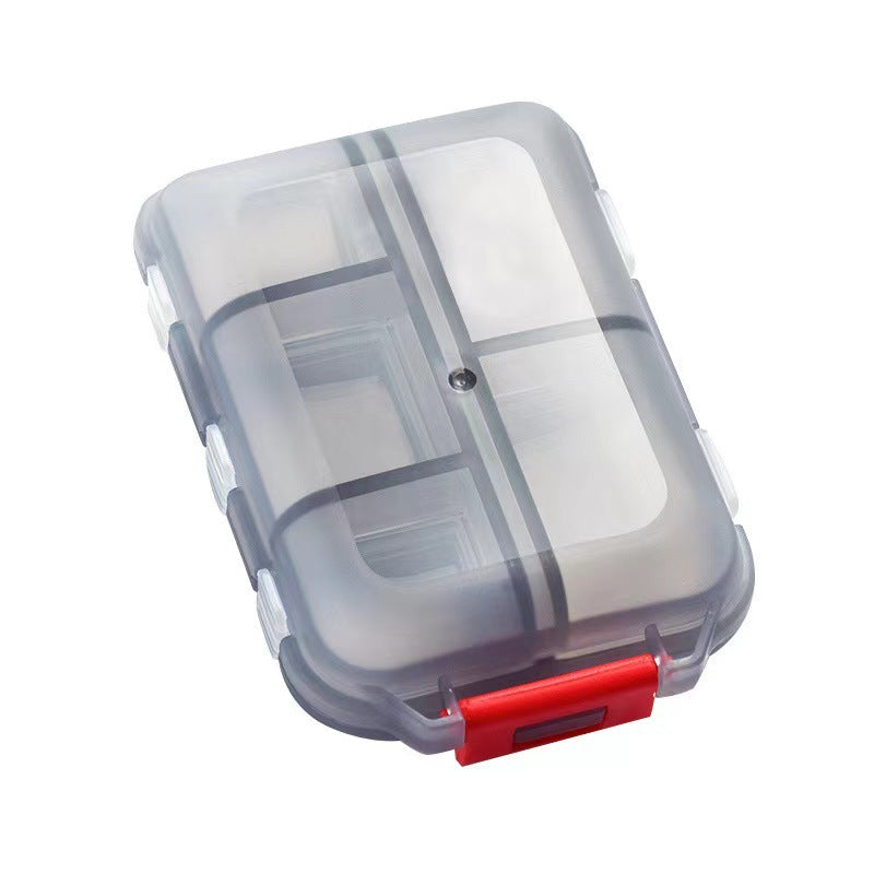 Portable Double Layer Pill Organizer Box