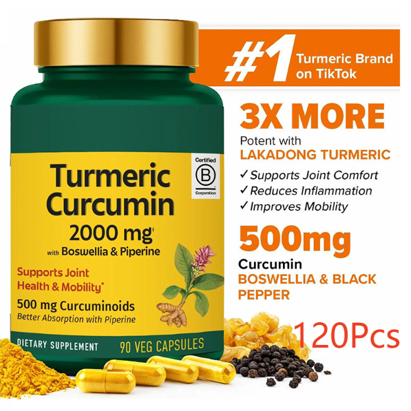 Turmeric Curcumin Dietary Supplement Capsules