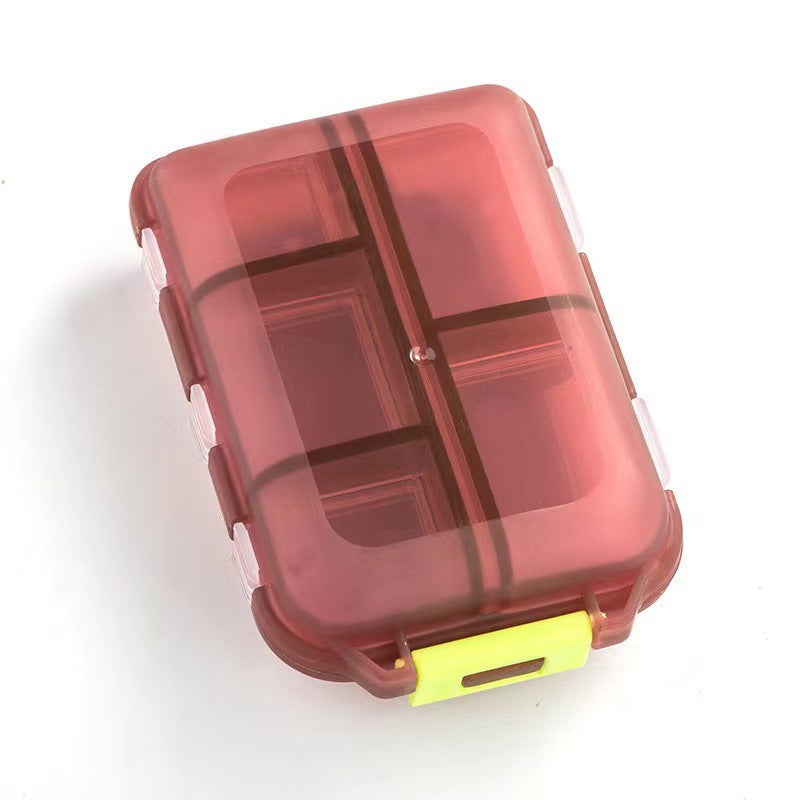 Portable Double Layer Pill Organizer Box