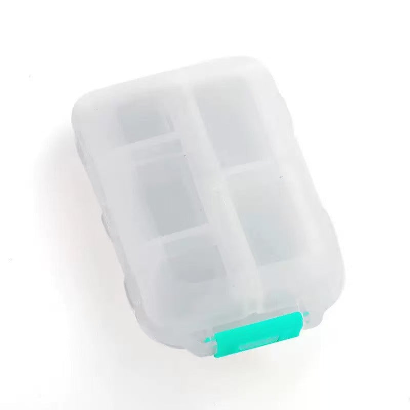 Portable Double Layer Pill Organizer Box
