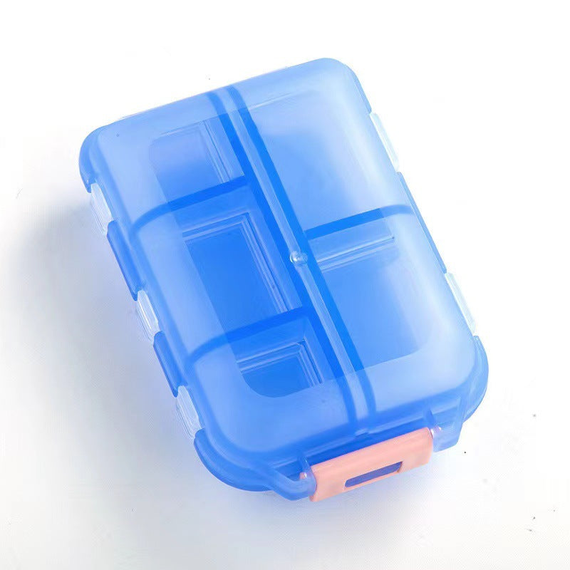 Portable Double Layer Pill Organizer Box