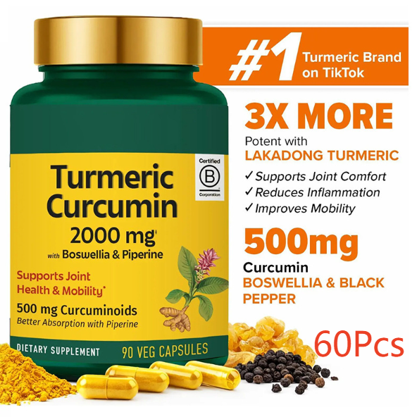 Turmeric Curcumin Dietary Supplement Capsules