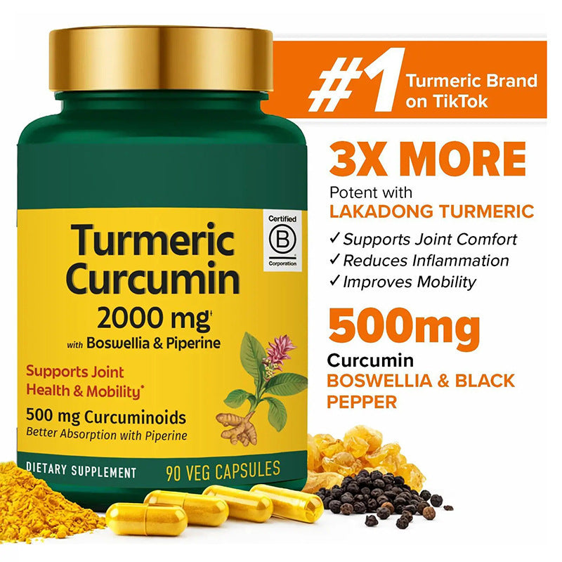 Turmeric Curcumin Dietary Supplement Capsules